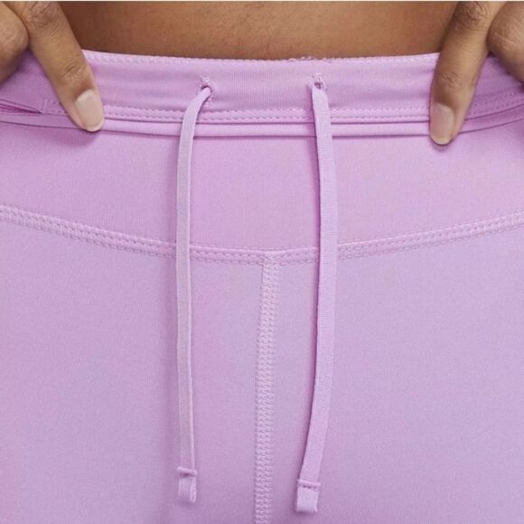 Nike Epic Fast Bike Shorts Lilac Pink Medium M New 7" DQ1040 597 Mid Rise Tight - Picture 8 of 14